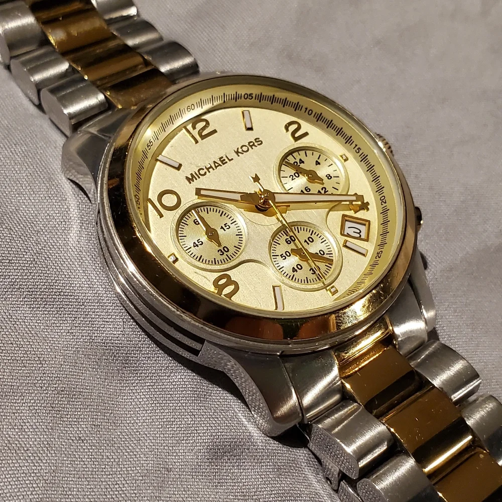 Michael Kors two tone watch